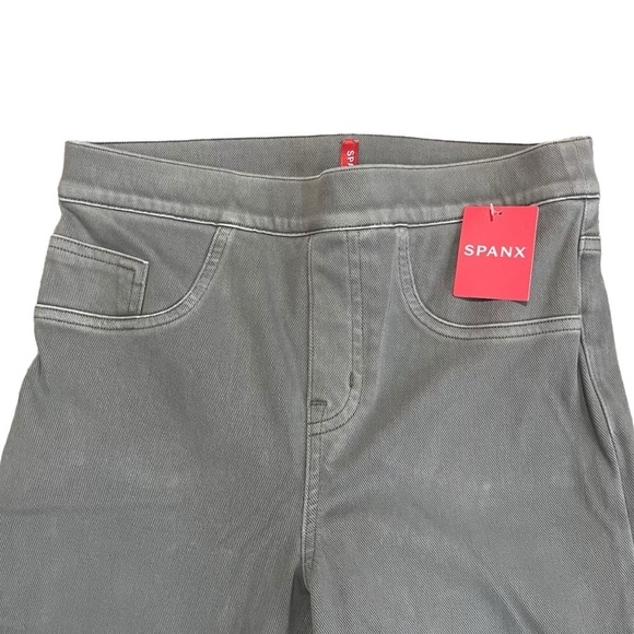 SPANX NEW Jean-ish Leggings Earthy Taupe Pull On Tummy Shaping Sz S - Picture 3 of 10